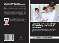 Learning styles and their relationship to burnout syndrome kitap kapağı