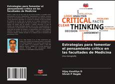 Buchcover von Estrategias para fomentar el pensamiento crítico en las facultades de Medicina