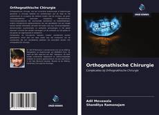 Bookcover of Orthognathische Chirurgie