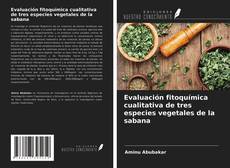 Evaluación fitoquímica cualitativa de tres especies vegetales de la sabana的封面