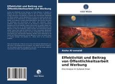 Buchcover von Effektivität und Beitrag von Öffentlichkeitsarbeit und Werbung