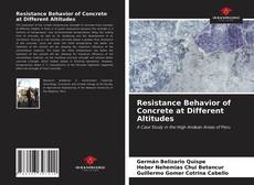 Borítókép a  Resistance Behavior of Concrete at Different Altitudes - hoz