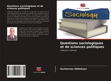 Buchcover von Questions sociologiques et de sciences politiques