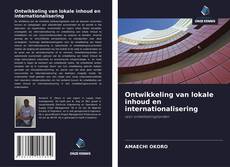 Buchcover von Ontwikkeling van lokale inhoud en internationalisering