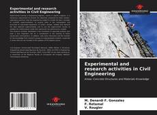 Experimental and research activities in Civil Engineering kitap kapağı