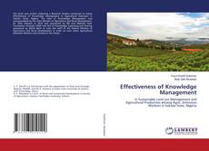 Copertina di Effectiveness of Knowledge Management