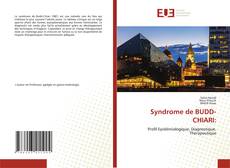 Buchcover von Syndrome de BUDD-CHIARI: