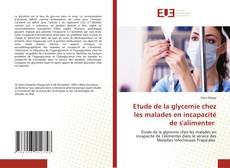 Couverture de Etude de la glycemie chez les malades en incapacité de s'alimenter