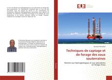 Copertina di Techniques de captage et de forage des eaux souterraines