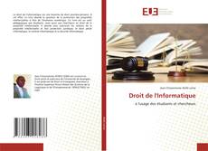 Couverture de Droit de l'Informatique