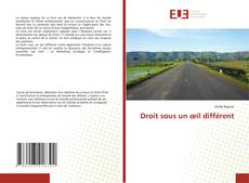 Couverture de Droit sous un œil différent