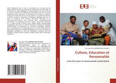 Buchcover von Culture, Education et Personnalité