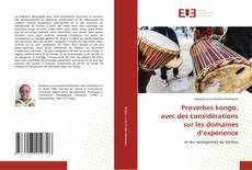 Copertina di Proverbes kongo, avec des considérations sur les domaines d’expérience