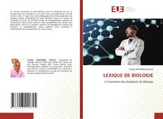 LEXIQUE DE BIOLOGIE的封面