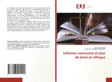 Inflation normative et état de droit en Afrique的封面