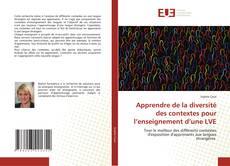Buchcover von Apprendre de la diversité des contextes pour l’enseignement d’une LVE