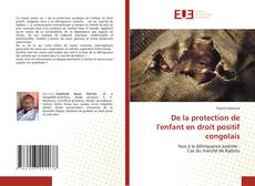 Bookcover of De la protection de l'enfant en droit positif congolais