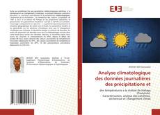 Обложка Analyse climatologique des données journalières des précipitations et