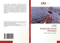 Обложка Analyse des circuits électriques