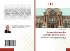 Portada del libro de Externalisation des opérations financières