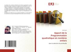 Apport de la Programmation quadratique en nombres entiers kitap kapağı