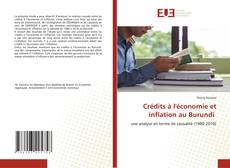 Portada del libro de Crédits à l'économie et inflation au Burundi