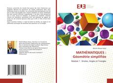 Bookcover of MATHÉMATIQUES : Géométrie simplifiée
