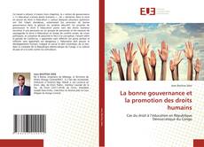 Buchcover von La bonne gouvernance et la promotion des droits humains
