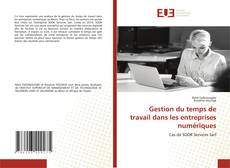 Bookcover of Gestion du temps de travail dans les entreprises numériques