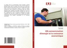 Capa do livro de IDE,consommation d'énergie et la croissance economique 