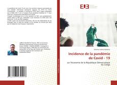 Copertina di Incidence de la pandémie de Covid - 19