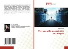 Vers une ville plus adaptée aux risques kitap kapağı