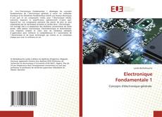 Portada del libro de Electronique Fondamentale 1
