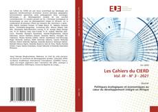 Portada del libro de Les Cahiers du CIERD Vol. III - N° 3 - 2021