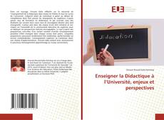 Enseigner la Didactique à l’Université, enjeux et perspectives kitap kapağı
