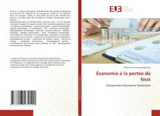 Économie à la portée de tous kitap kapağı