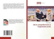 Borítókép a  De la compréhension à l’expression orale - hoz
