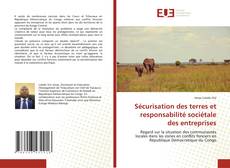 Buchcover von Sécurisation des terres et responsabilité sociétale des entreprises