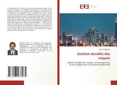 Couverture de Gestion durable des risques