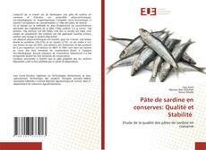 Borítókép a  Pâte de sardine en conserves: Qualité et Stabilité - hoz