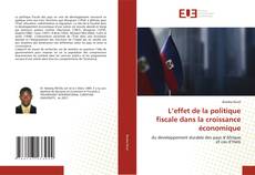 Capa do livro de L’effet de la politique fiscale dans la croissance économique 