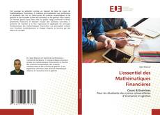 L'essentiel des Mathématiques Financières kitap kapağı