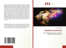Borítókép a  Noblesse humaine - hoz