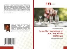 Capa do livro de La gestion budgétaire en RDC, une affaire ésotérique 
