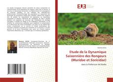 Etude de la Dynamique Saisonnière des Rongeurs (Muridae et Soricidae) kitap kapağı