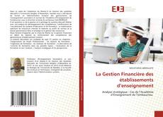 Capa do livro de La Gestion Financière des établissements d’enseignement 