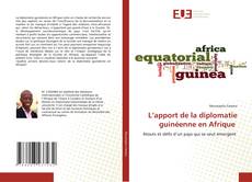 Portada del libro de L’apport de la diplomatie guinéenne en Afrique