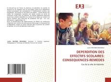 DEPERDITION DES EFFECTIFS SCOLAIRES: CONSEQUENCES-REMEDES的封面