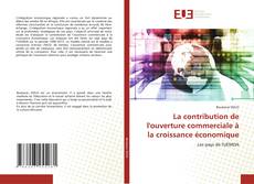 Buchcover von La contribution de l'ouverture commerciale à la croissance économique