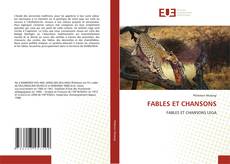 Capa do livro de FABLES ET CHANSONS 